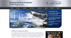 Desktop Screenshot of hydromar.co.uk