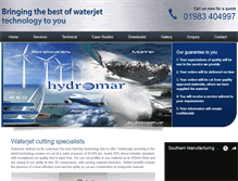 Tablet Screenshot of hydromar.co.uk